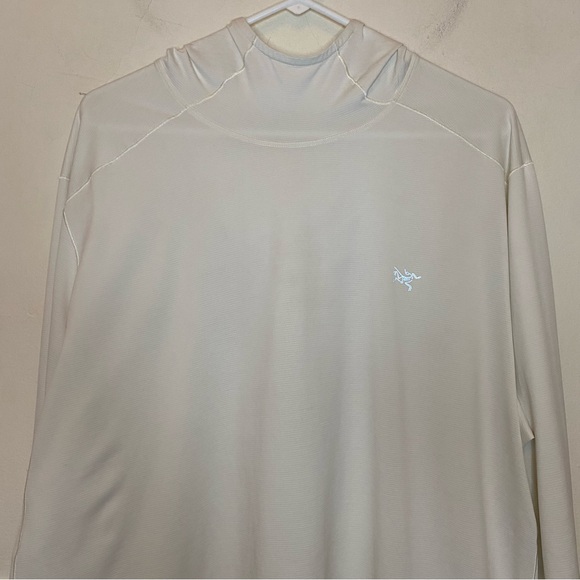 ARCTERYX Men’s Cormac Lightweight Hoody White Arctic Silk Sz XL READ - Picture 5 of 16